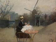 Ramon Casas In the Open (nn02) oil on canvas